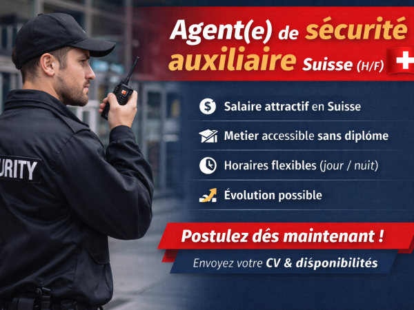 Agent(e) de sécurité auxiliaire 7 Agent(e) de sécurité auxiliaire