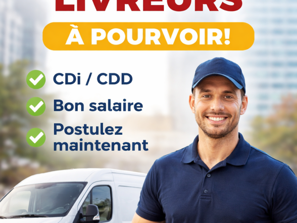 Chauffeurs Livreurs 1 Emploi chauffeur livreur disponible
