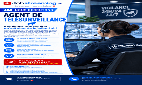 Agent de télésurveillance H/F 1 Agent de télésurveillance