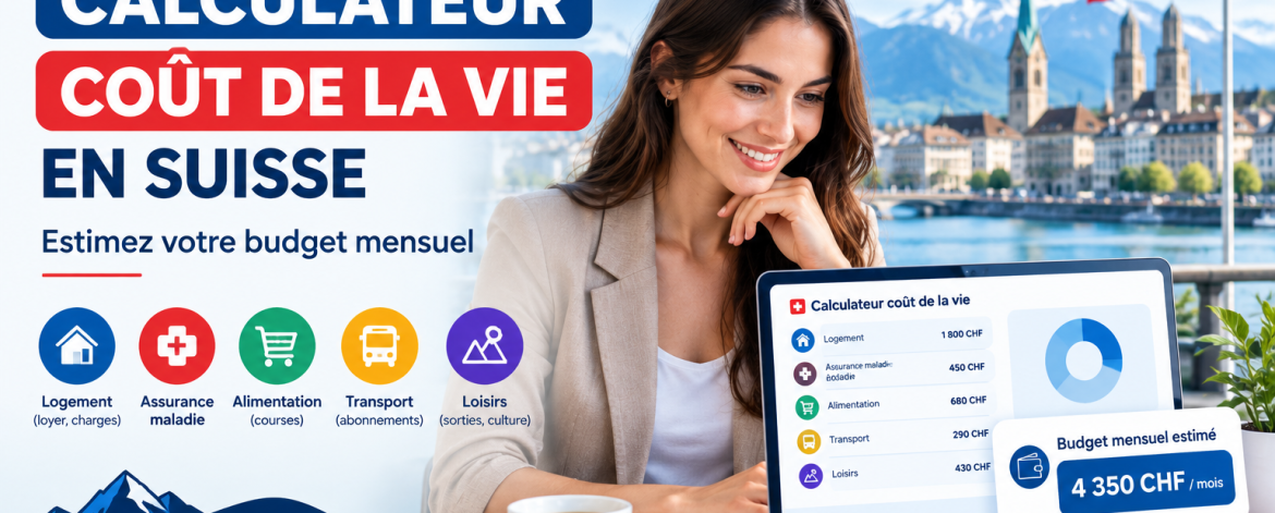 Calculateur coût de la vie en Suisse 1 Calculateur coût de la vie en Suisse
