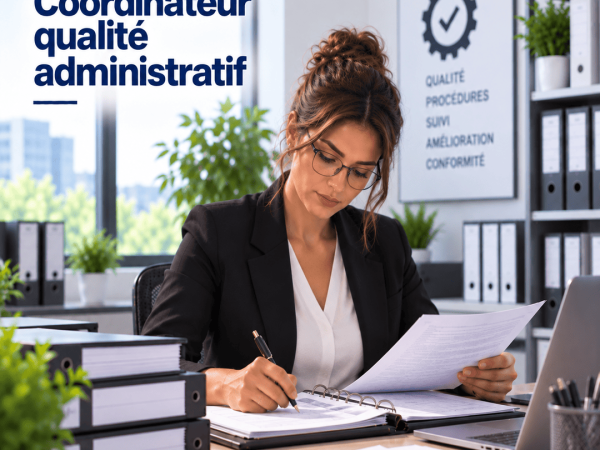 Devenir Coordinateur qualité administratif : métier, études, salaire 6 Coordinateur qualité administratif