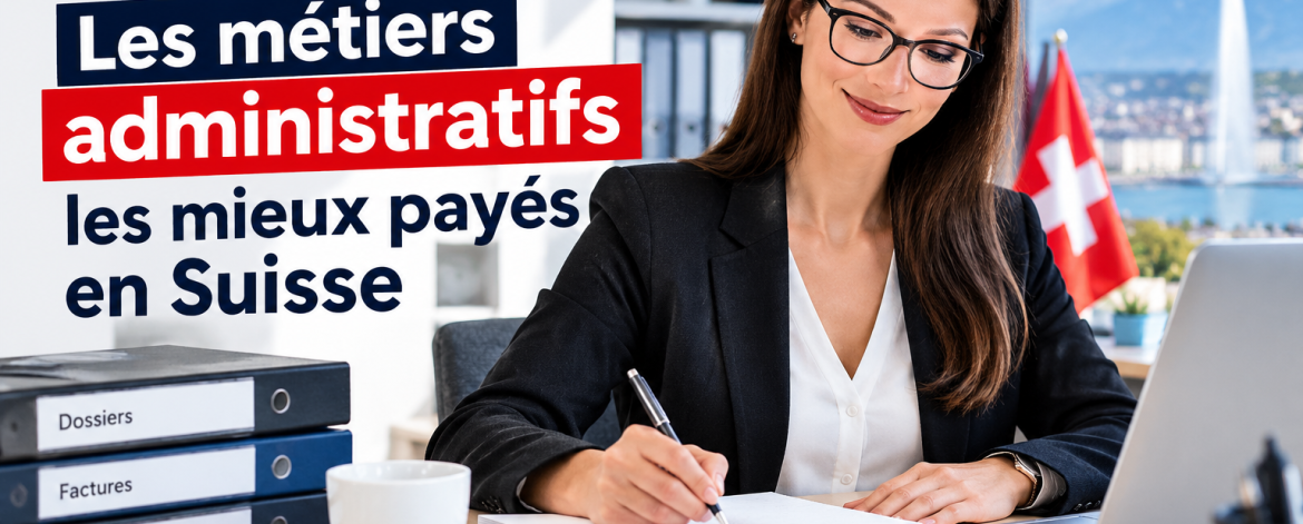 Les métiers administratifs les mieux payés en Suisse