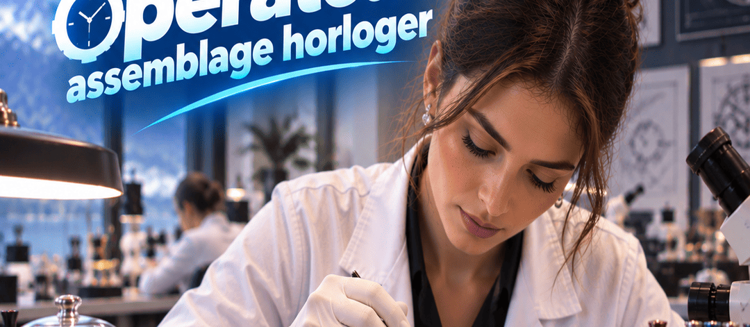 Opérateur assemblage horloger en Suisse : salaire, formation et missions 1 Opérateur assemblage horloger