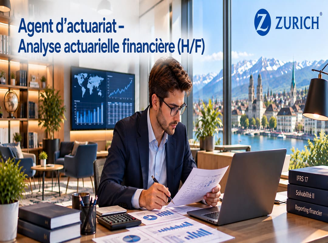 Agent actuariat Analyse actuarielle financière Zurich