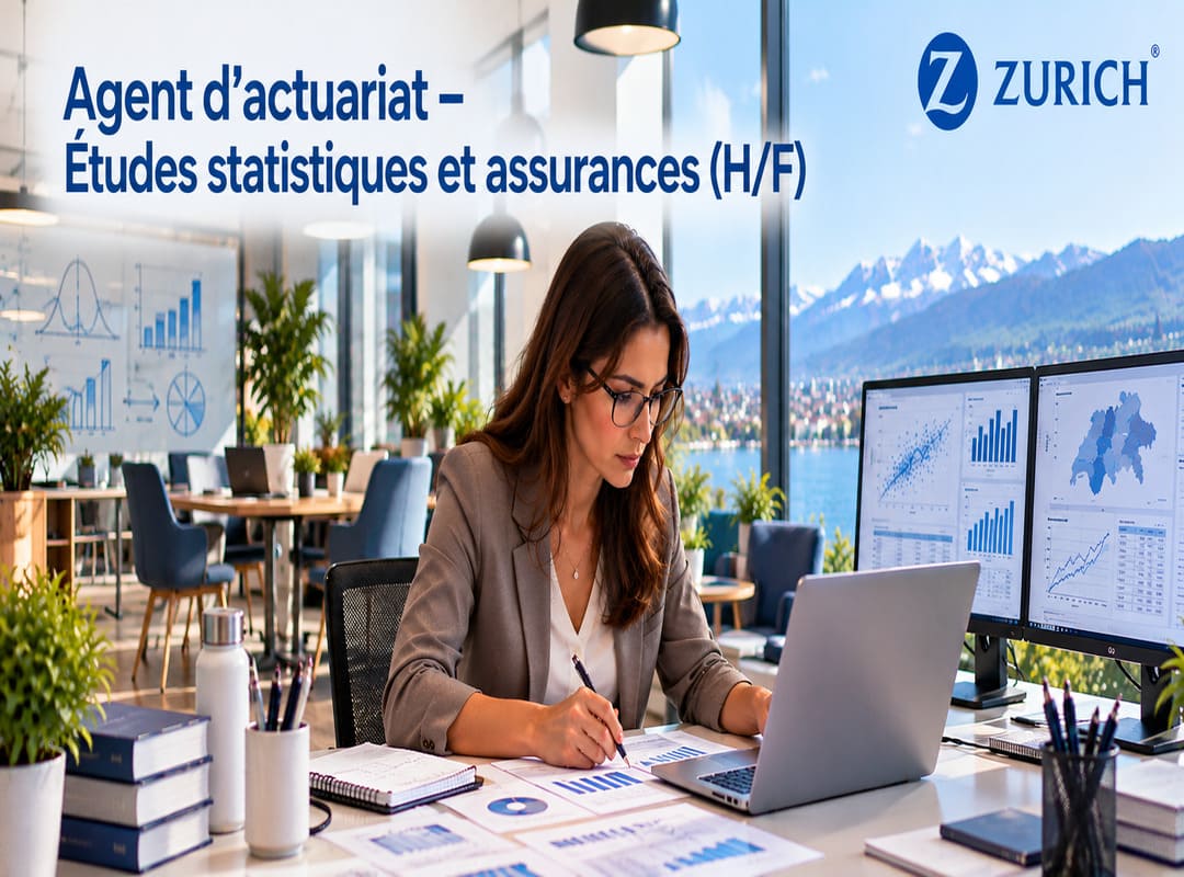 Agent d’actuariat – Études statistiques et assurances (H/F) 2 Agent actuariat Etudes statistiques et assurances Zurich