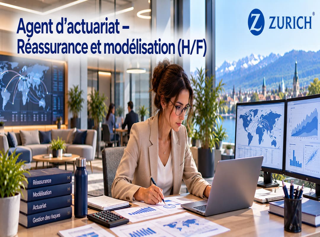Agent d’actuariat – Réassurance et modélisation (H/F) 2 Agent actuariat Reassurance et modelisation Zurich
