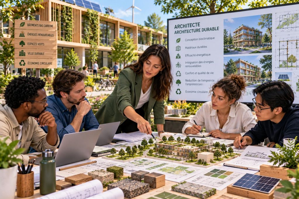 Architecte architecture durable en Suisse : métier, salaire, formation et débouchés