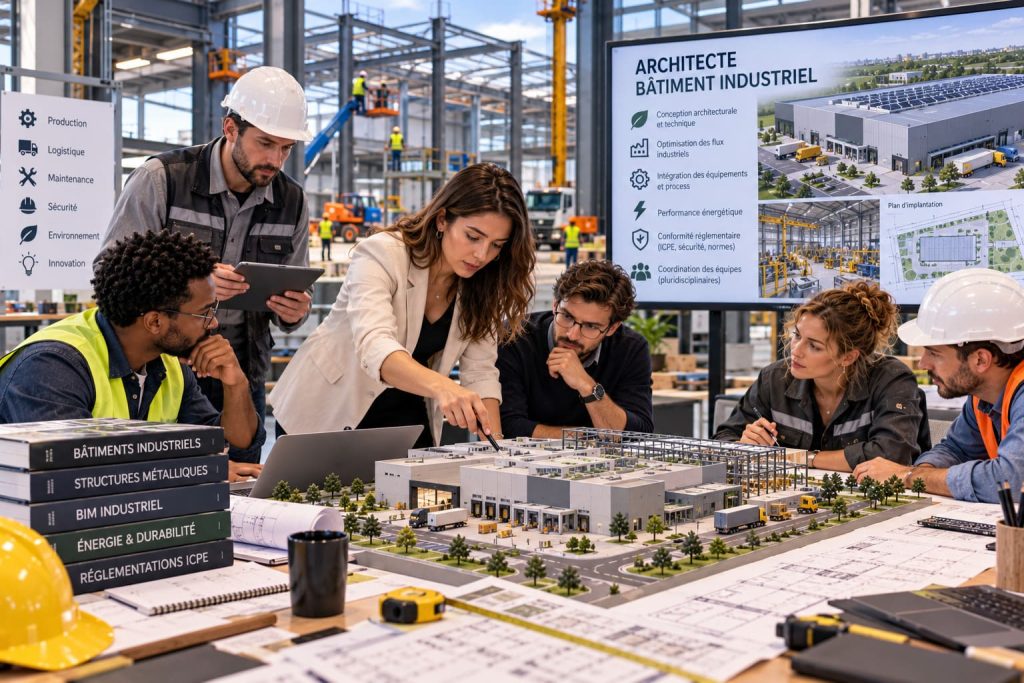 Architecte bâtiment industriel en Suisse : métier, salaire, formation et débouchés