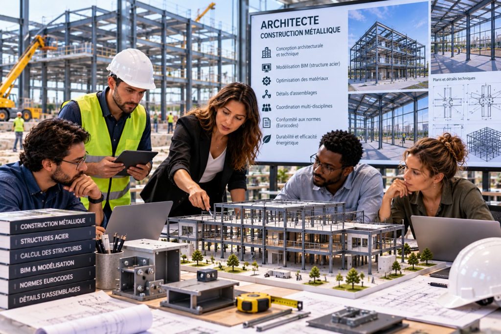 Architecte construction métallique en Suisse : métier, salaire, formation et débouchés