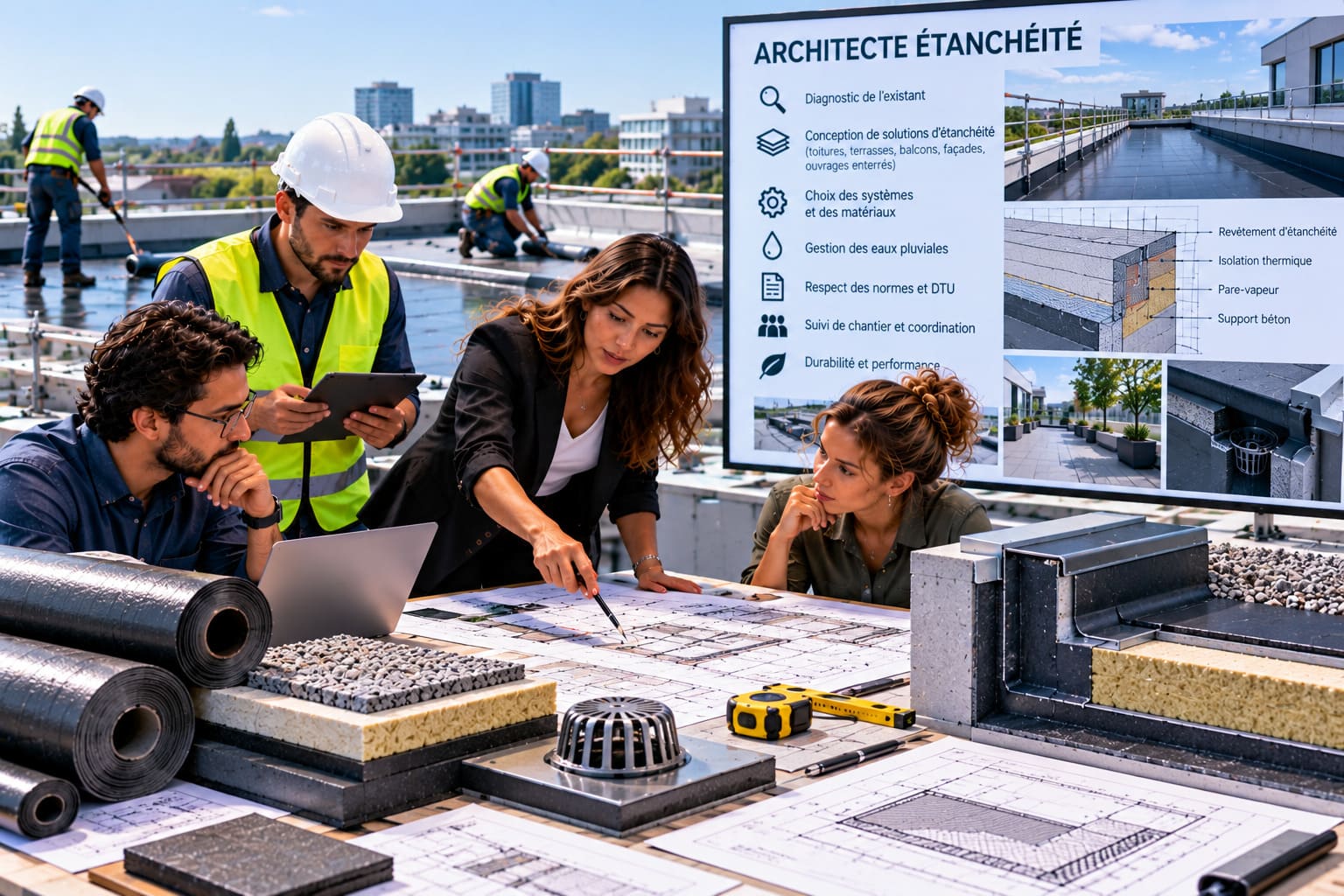 Architecte étanchéité en Suisse : métier, salaire, formation et débouchés