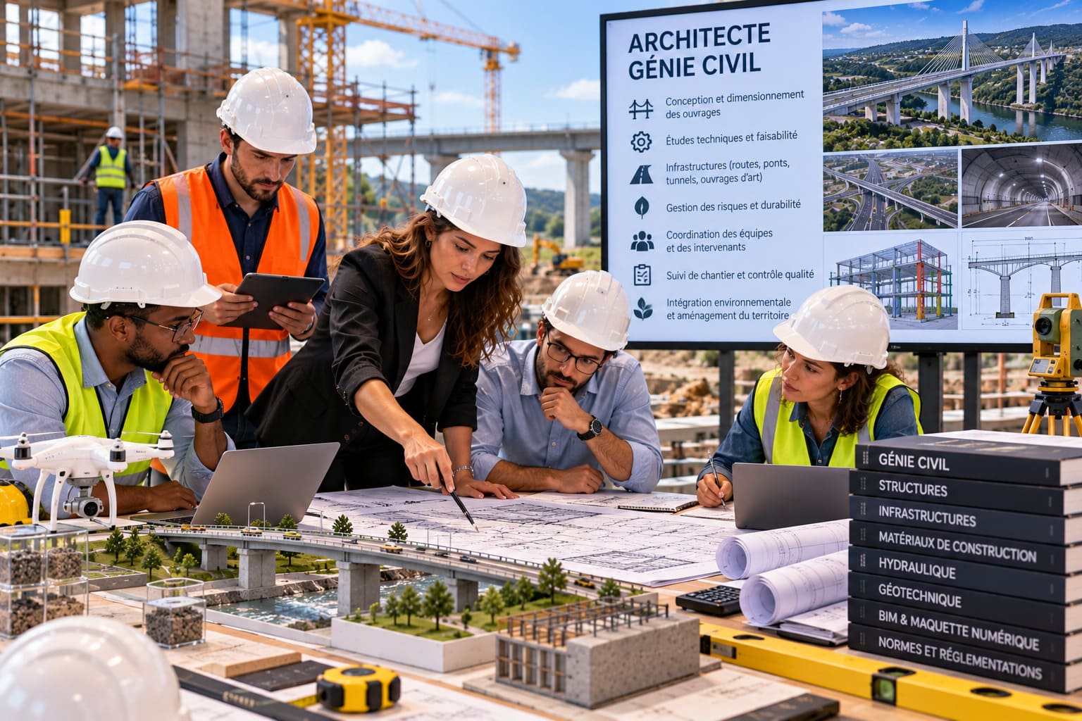 Architecte génie civil en Suisse : métier, salaire, formation et débouchés