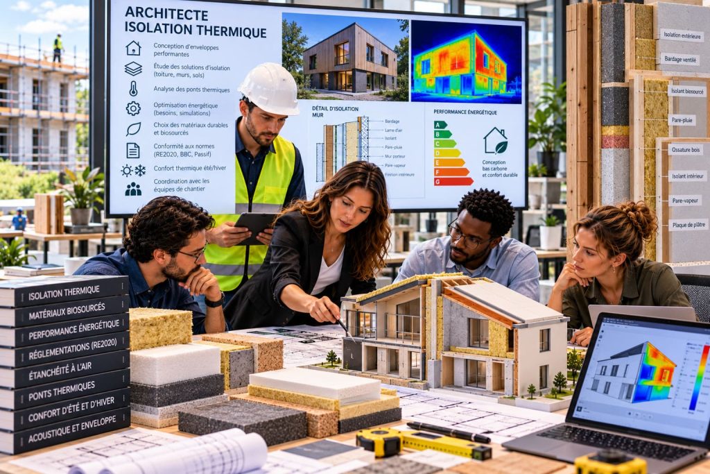 Architecte isolation thermique en Suisse : métier, salaire, formation et débouchés