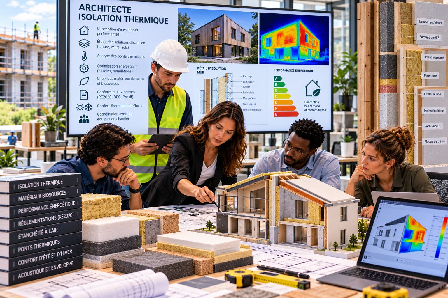 Architecte isolation thermique en Suisse : métier, salaire, formation et débouchés