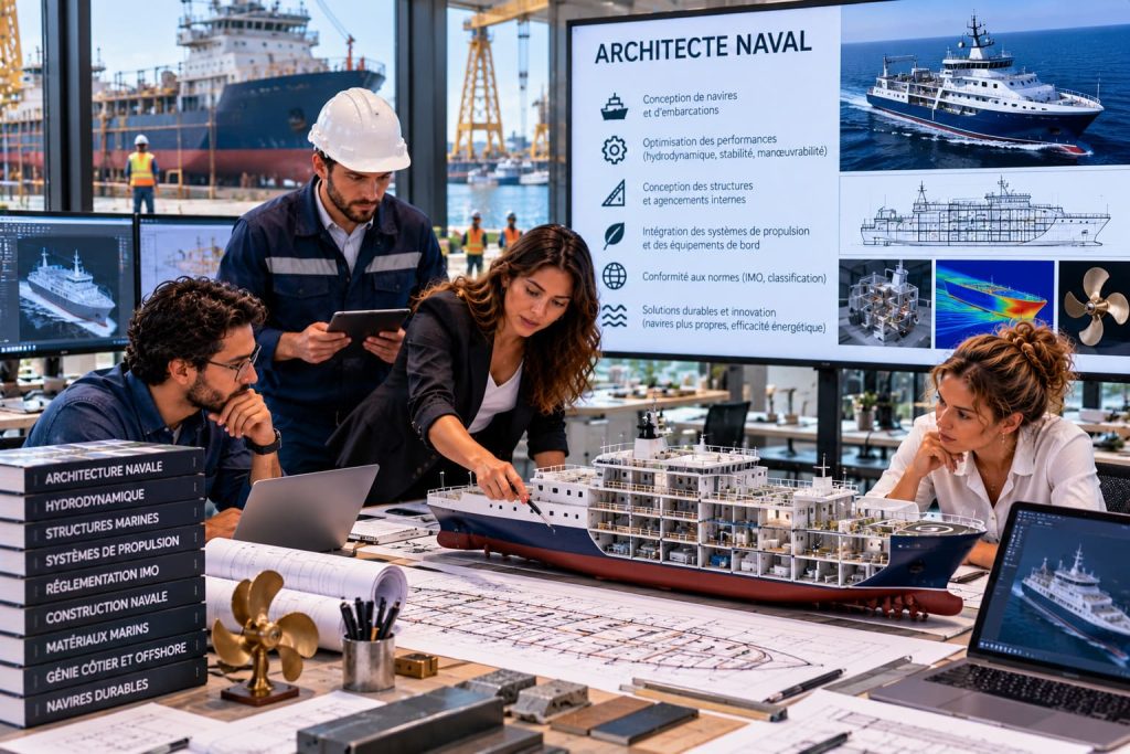 Architecte naval en Suisse : métier, salaire, formation et débouchés