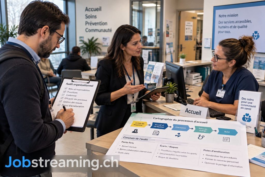 Auditeur organisationnel en Suisse : métier, salaire, formation et débouchés