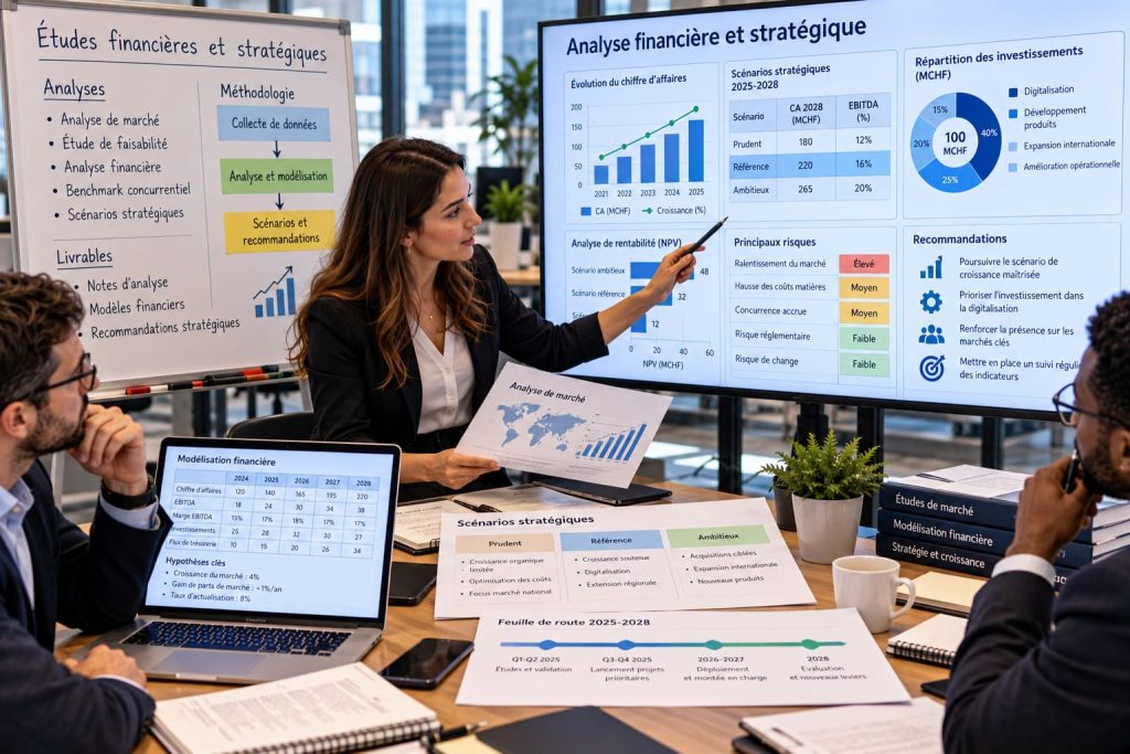 Chargé d’études financières et stratégiques en Suisse : métier, salaire, formation et débouchés
