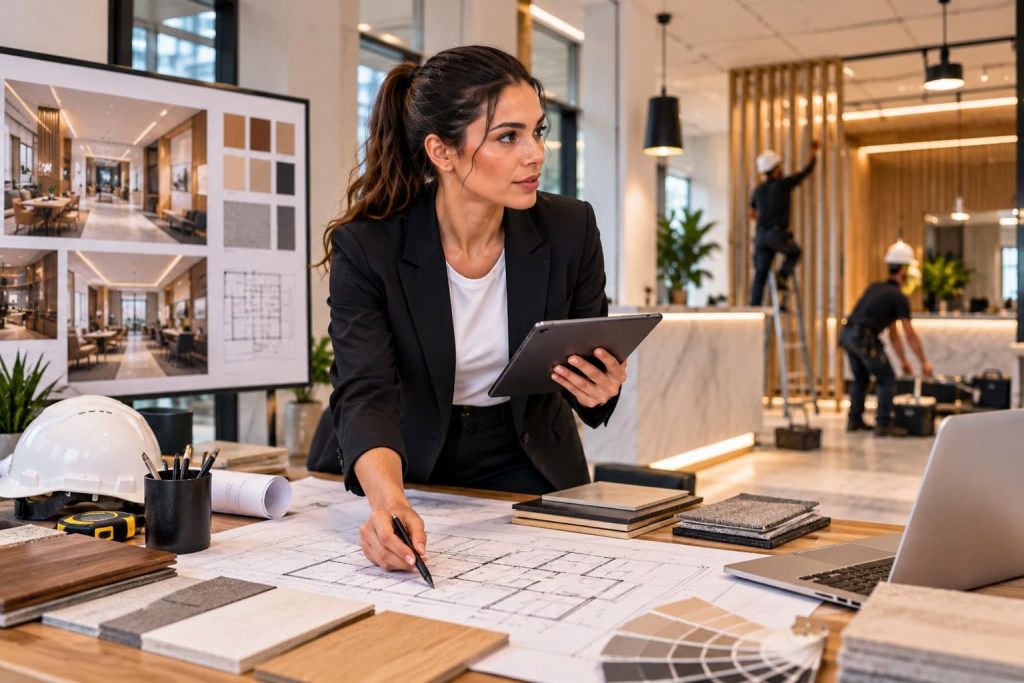 Chef de projet agencement intérieur en Suisse : métier, salaire, formation et débouchés