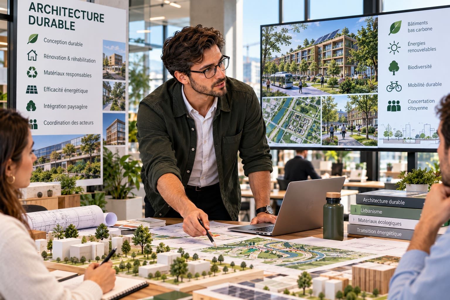 Coordinateur architecture durable en Suisse : métier, salaire, formation et débouchés