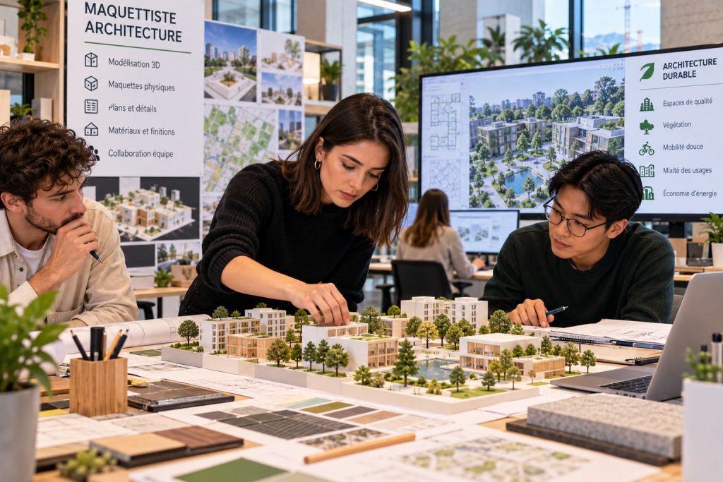 Maquettiste architecture en Suisse : métier, salaire, formation et débouchés