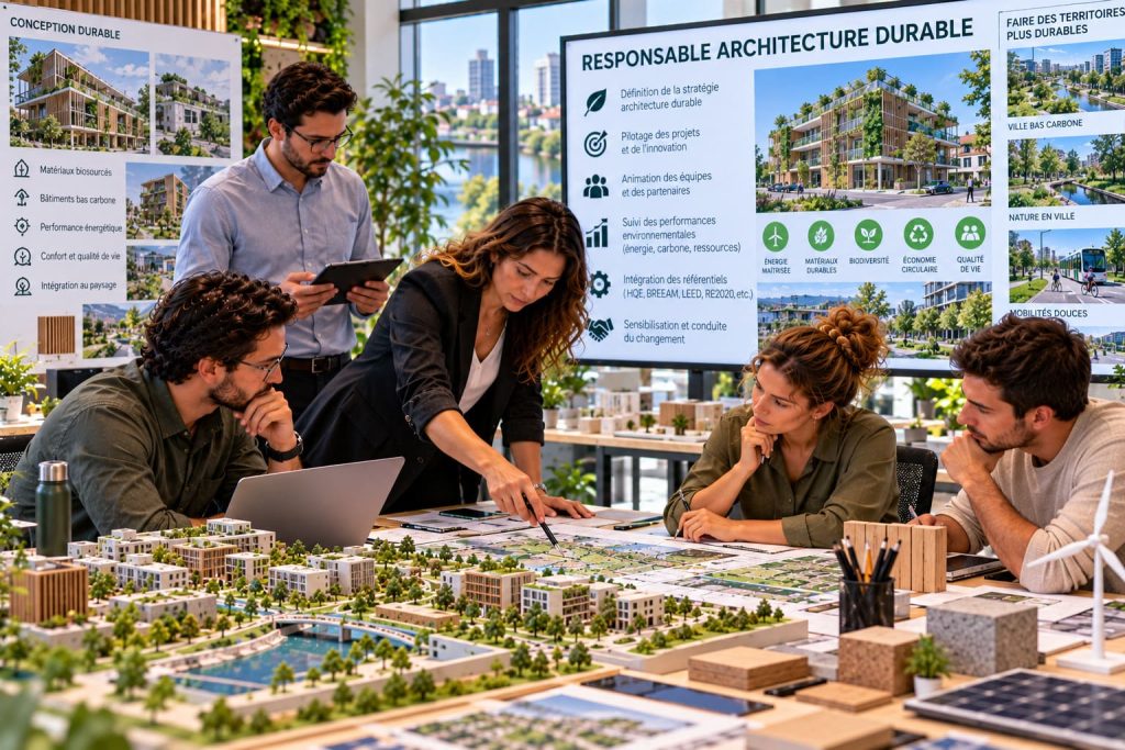 Responsable architecture durable en Suisse : métier, salaire, formation et débouchés