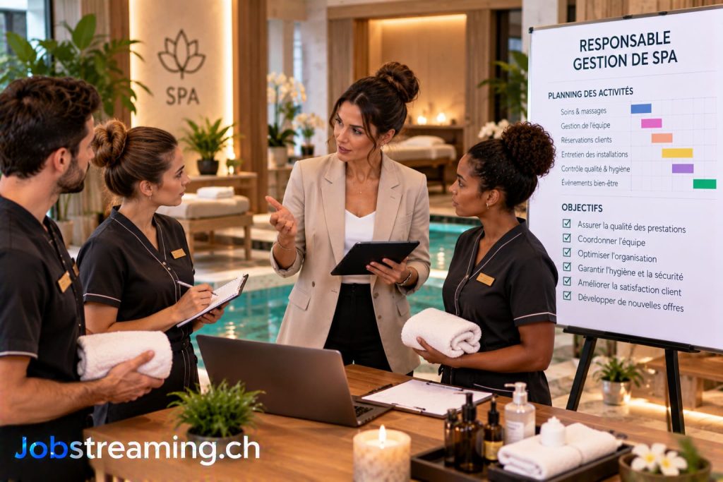 Responsable gestion de spa en Suisse : métier, salaire, formation et débouchés