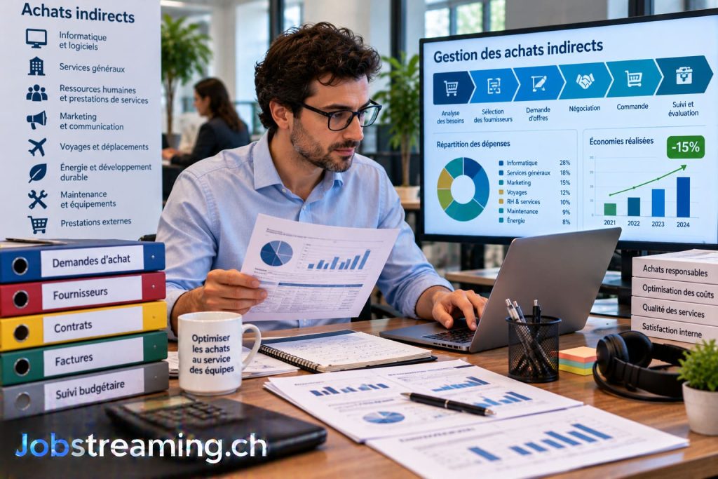 Technicien achats indirects en Suisse : métier, salaire, formation et débouchés