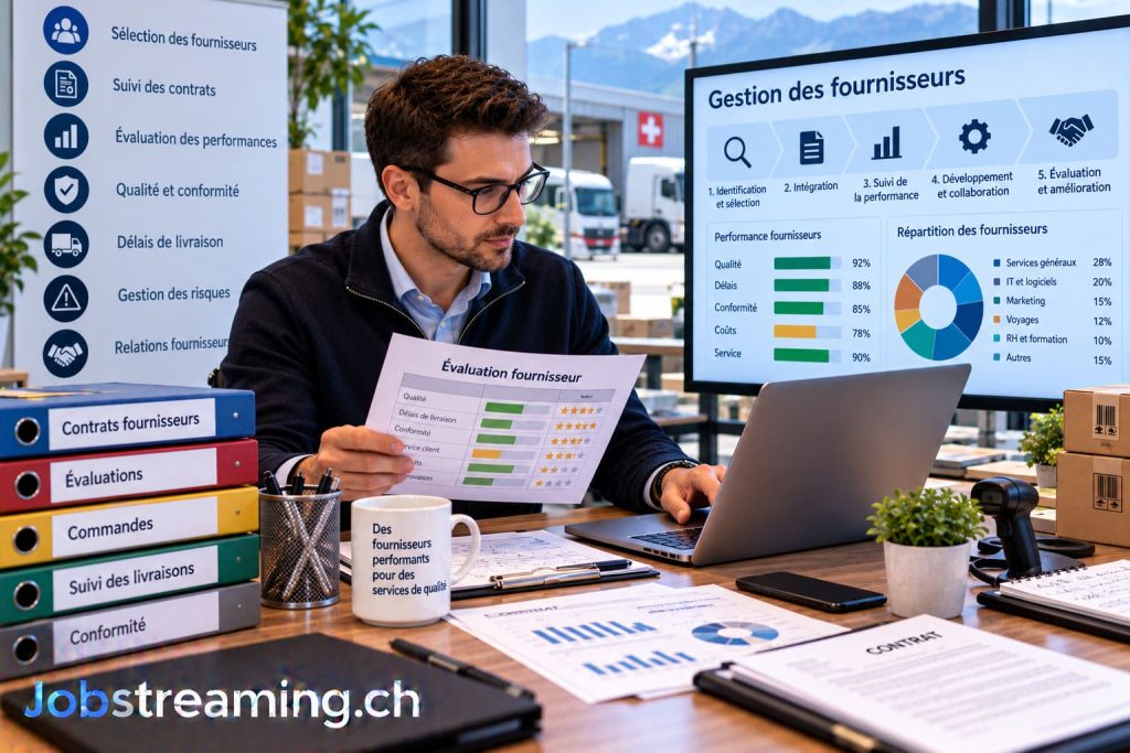 Technicien gestion des fournisseurs en Suisse : métier, salaire, formation et débouchés