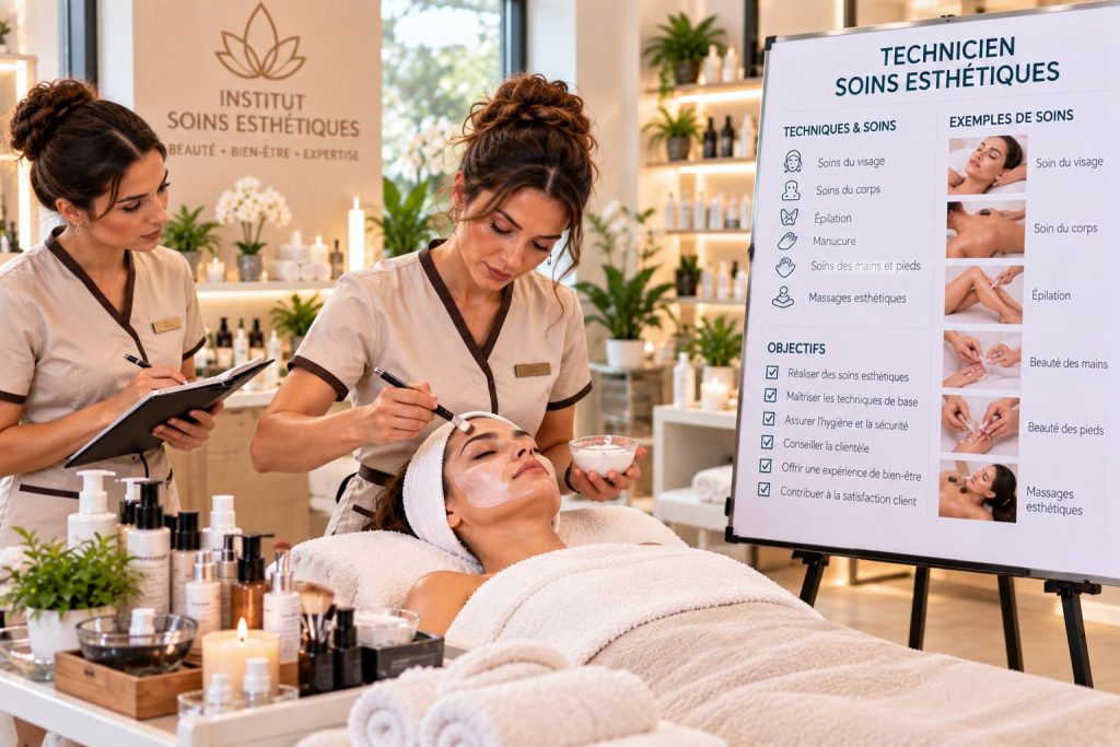 Technicien soins esthétiques en Suisse : métier, salaire, formation et débouchés